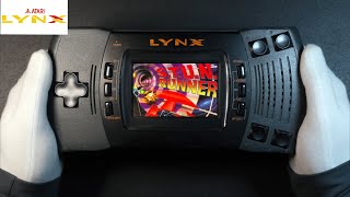 STUN Runner Atari Lynx 2 Handheld Gameplay [upl. by Casta362]