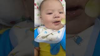 Porridge time with labubu song cutebaby [upl. by Raymund]