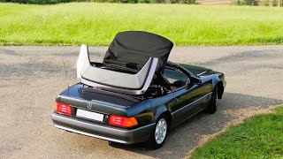 Mercedes 500SL r129 1992  Soft top operation [upl. by Clarabelle183]