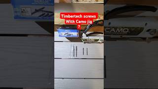 Timbertech sideloc screws with camo jig deck decks deckrenovation diy handyman camo [upl. by Krein490]