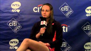 Magdalena Rybarikova 2013 Citi Open WTA Championship Press Conference [upl. by Savart]