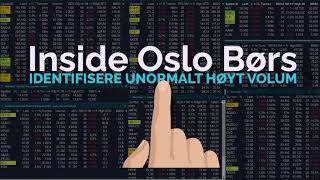 Inside Oslo Børs Unormalt Høyt Volum Onsdag 15 mai Teknisk Aksje Analyse [upl. by Nikolos32]