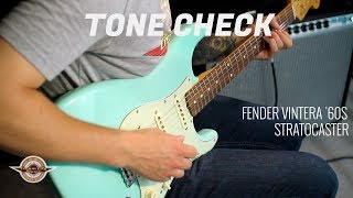 Fender Vintera 60s Stratocaster PF 3Tone Sunburst  Gear4music demo [upl. by Ynogoham]