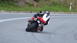 Honda VTR 1000 Firestorm cornering and sound Jahodna [upl. by Nwahsud]