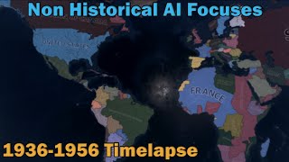 Non Historical AI Focus Timelapse  Hoi4 Timelapse [upl. by Peers]