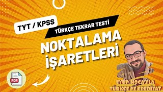 NOKTALAMA İŞARETLERİ SORU ÇÖZÜMÜ [upl. by Niwdla]