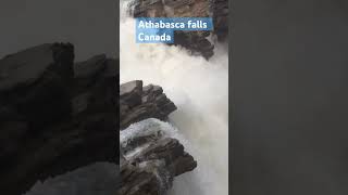 athabasca athabascafalls nature beauty waterfall waterfalls waterfallsounds naturelovers [upl. by Ialda253]