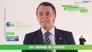 1º programa eleitoral de Jair Bolsonaro PSL  Eleições 2018 [upl. by Ahsitel175]