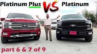 Luxury Showdown 2024 Ford F150 Platinum Plus vs Platinum Trim Comparison [upl. by Nolrac]