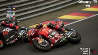 ❗Pecco Bagnaia Vs Marc Marquez ❗ Race MotoGP Sachsenring German Grand Prix GermanGP 2024 [upl. by Aisek]