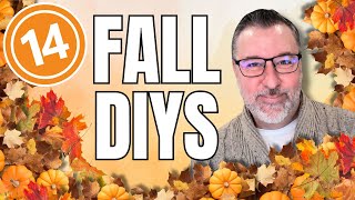 14 Fall DIYs Fall Wreaths and Décor Fall Compilation  diy DavesWreaths [upl. by Enylorac]