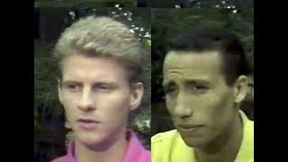 Saïd Aouita 1500m vs Steve Cram mile  1987 Bislett Games [upl. by Hescock584]