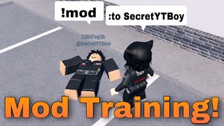 First Day as a Server Mod I Passed Their Training  Liberty County ERLC Roblox [upl. by Kletter]