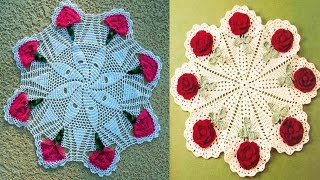 Carpeta Tejida a Crochet  Para Mesas [upl. by Attelliw]