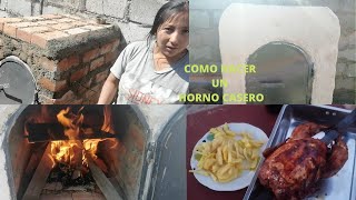 Horno casero para pollo ala brasa [upl. by Aisad]