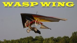 Wasp Wing twin engine ultralight hang glider Keith Sharons twin engine Wasp Wing [upl. by Sivet449]