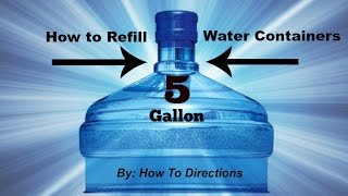 How to Refill Primo 5 Gallon Water Containers [upl. by Trellas266]