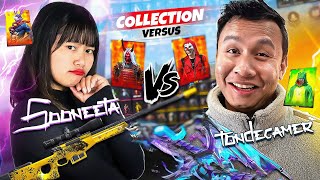 Sooneeta Vs Tonde Gamer The End Collection Battle 😜Free Fire Max [upl. by Kezer211]