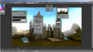 Blender 3D Einsteiger Tutorial 4b  Effekte mit Blenders Composite Nodes deutsch [upl. by Jez]