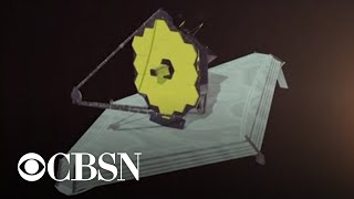 NASA finishes unfolding James Webb Space Telescope [upl. by Solohcin863]