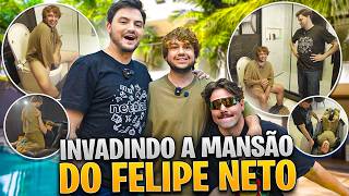 BRINO INVADIU A MANSÃO DO FELIPE NETO COM O T3DDY [upl. by Eliason]