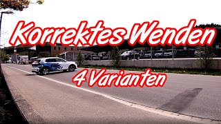 Korrektes Wenden an der Autoprüfung [upl. by Tiff638]