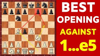 The Best Chess Opening against 1e5  Scotch Gambit Traps [upl. by Llenyr258]