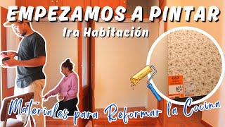 Empezamos a PINTAR la 1ra HABITACIÓN  MIRANDO Materiales para la REFORMA de la COCINA susanvlogs [upl. by Rotkiv]