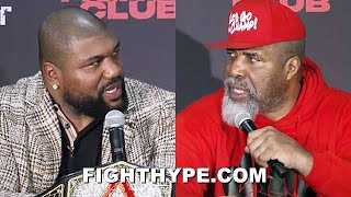 SHANNON BRIGGS amp RAMPAGE JACKSON TRADE quotCRYBABYquot WORDS DISAGREE ON quotRESPECTquot AFTER TEAM BOXING LOSS [upl. by Aleihs]