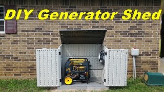 DIY Generator Shed [upl. by Bruni]