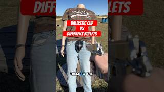 Shooting a ballistic cup with different caliber bullets to see what it can stop [upl. by Ot]