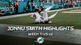 Jonnu Smith goes for a CAREER HIGH 101yards versus the Raiders l Miami Dolphins [upl. by Yenahteb]