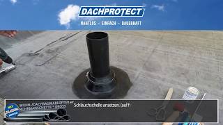 DACHPROTECT EPDM I Lüfter Abdichtung mit Rohrmanschette [upl. by Adaven]