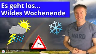 Kühles Aprilwetter am Wochenende  Spannende Karten für Ostern [upl. by Pompei]