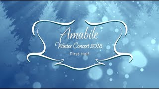 Amabile Choirs Winter Concert First half [upl. by Baker]