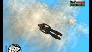 Grand Theft Auto San Andreas Parachute Water Diving [upl. by Acinhoj267]