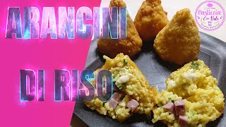 Arancini di riso ricetta [upl. by Sidnarb]