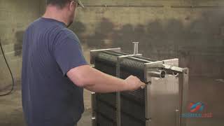 Thermaline PHE Maintenance Part 8 Manually Tightening The Heat Exchanger [upl. by Phares782]