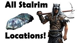 Skyrim Where to get Stalhrim All Locations Mining Guide [upl. by Ailalue634]