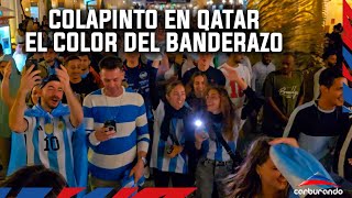 BANDERAZO argentino en QATAR por COLAPINTO [upl. by Wash]