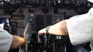 MD80 Cockpit Landing Part 4 FULL HD [upl. by Alol285]