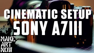 SONY A7III SETUP ALL CINEMATIC FUNCTIONS [upl. by Suivat]