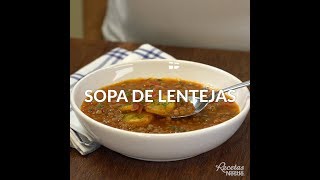 SOPA DE LENTEJAS [upl. by Ydualc]