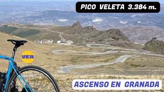 Ascenso a PICO VELETA  CICLOTURISMO EN GRANADA  VIVIDORES EN RUTA [upl. by Ayo]