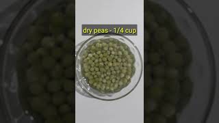 Masala Patani Fry  Dry Peas Fry Recipe  Green Peas Fry Shorts [upl. by Ayenat]