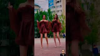 dance keşfet kesfet топ dress tiktoker blogger nazymmz aruzhanm 3sister [upl. by Adnelg]