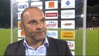 Interview de fin de match  Evian TG FC  Valenciennes FC 20  201213 [upl. by Keraj]