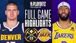 2 NUGGETS at 7 LAKERS  FULL GAME 4 HIGHLIGHTS  April 27 2024 [upl. by Nylirek239]