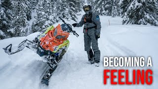 Snowmobiling becoming a FEELING [upl. by Imar]