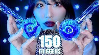 ASMR｜飽き性の人向け！10分で150種類の音😪【150＋Triggers】 [upl. by Cofsky]